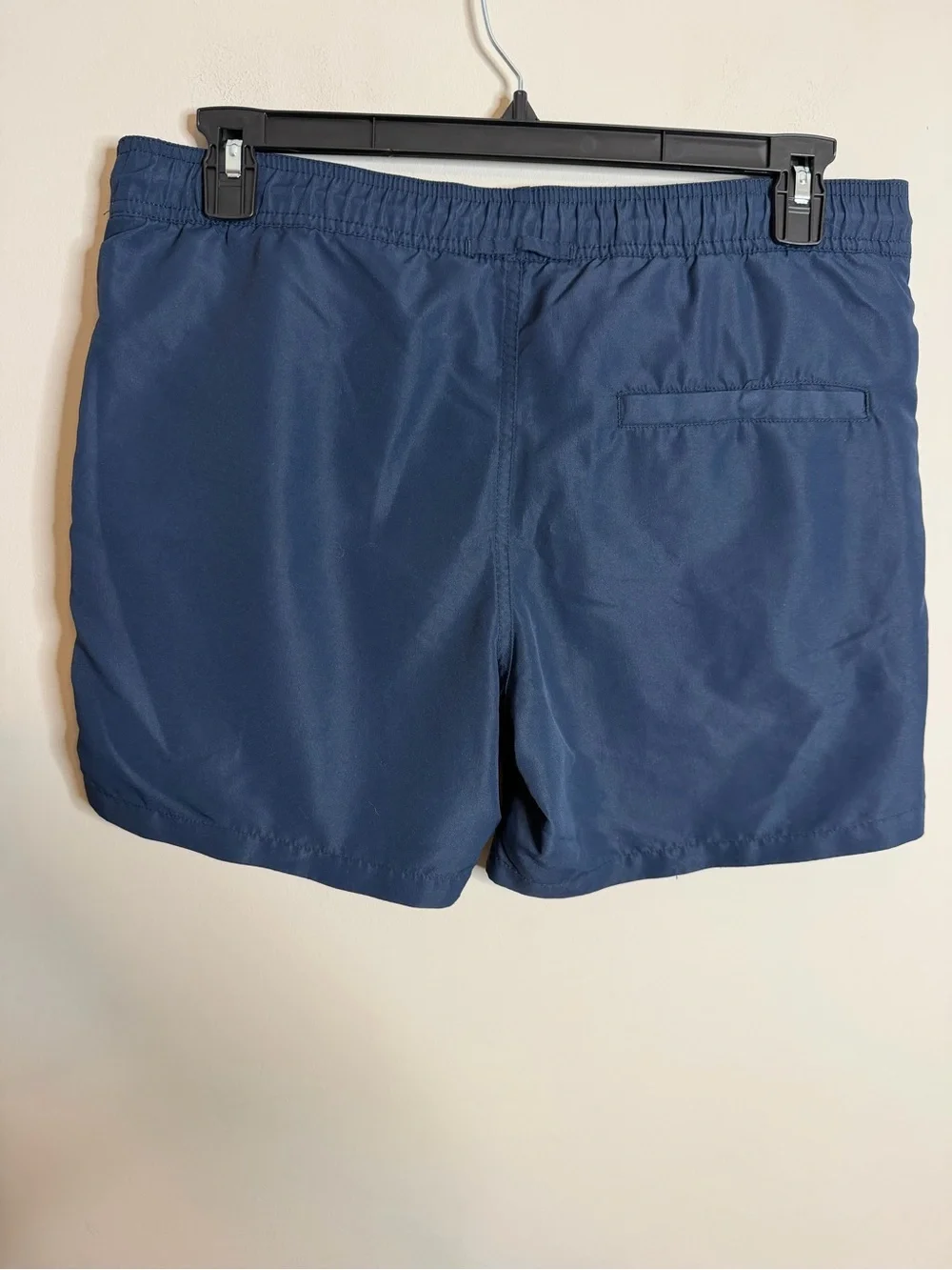 J. Lindeberg Banks Solid Swim Shorts Navy Blue Size